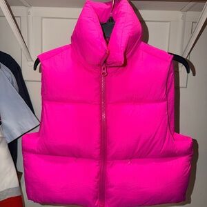 Simply Southern Cropped Puffer Vest New Without Tags Size XS/S